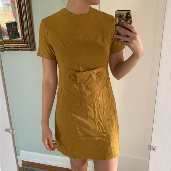 Vintage 60s mod mini dress 13 - Picture 2 of 11